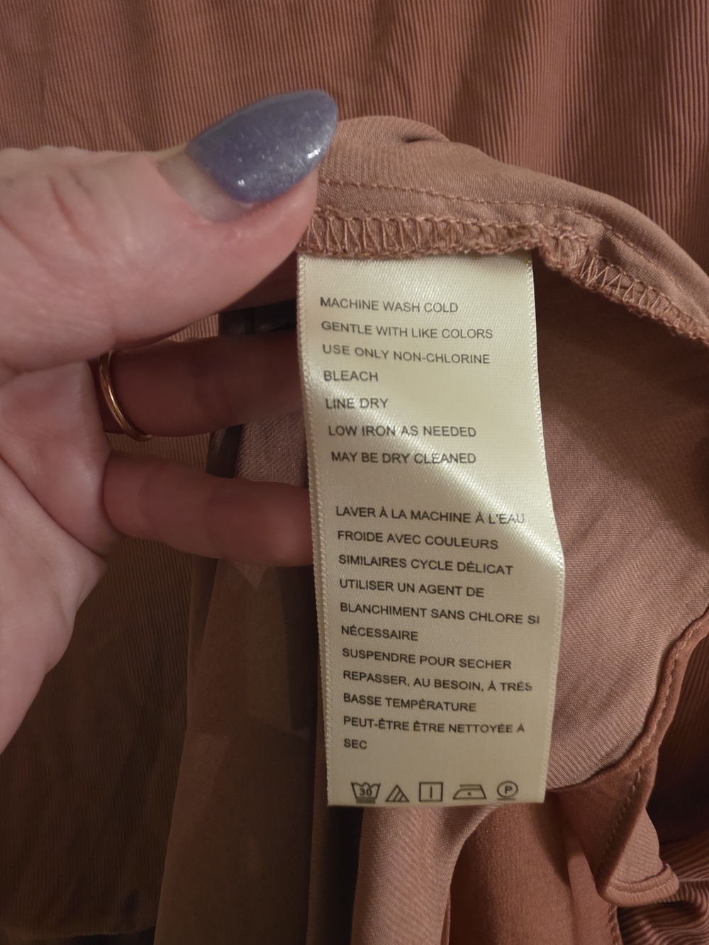 Free People Dusty Rose Lace-Trim Mini Dress - Picture 6 of 9